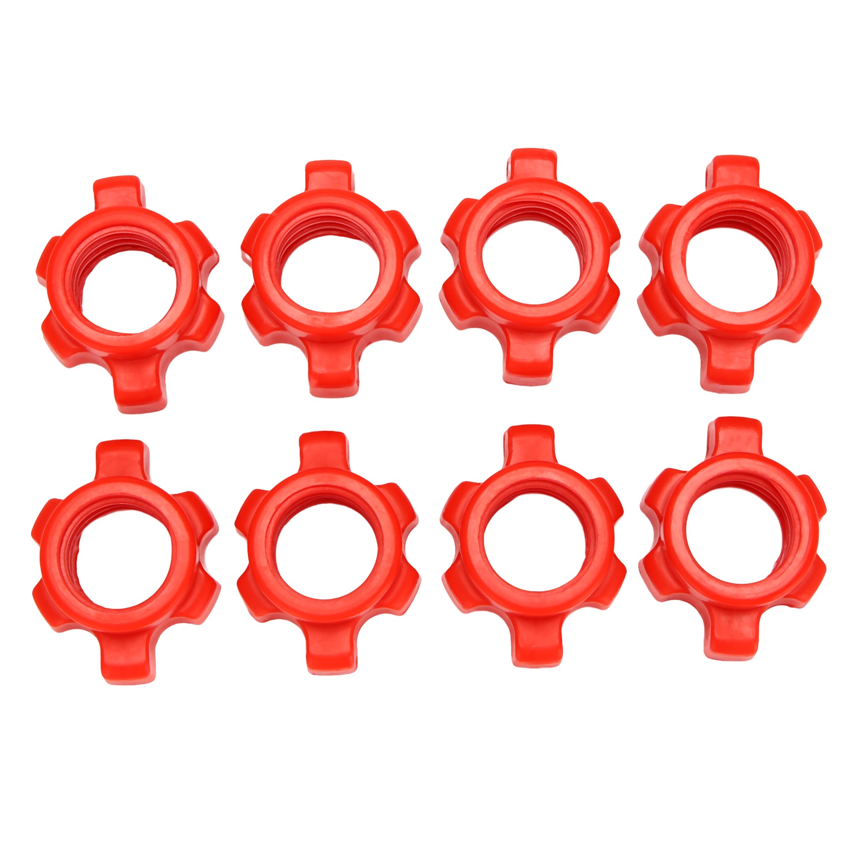 Outdoor Sport Bar - 8PCS Dumbbell Nut,Dumbbell Rod Nut,Spinlock Collars