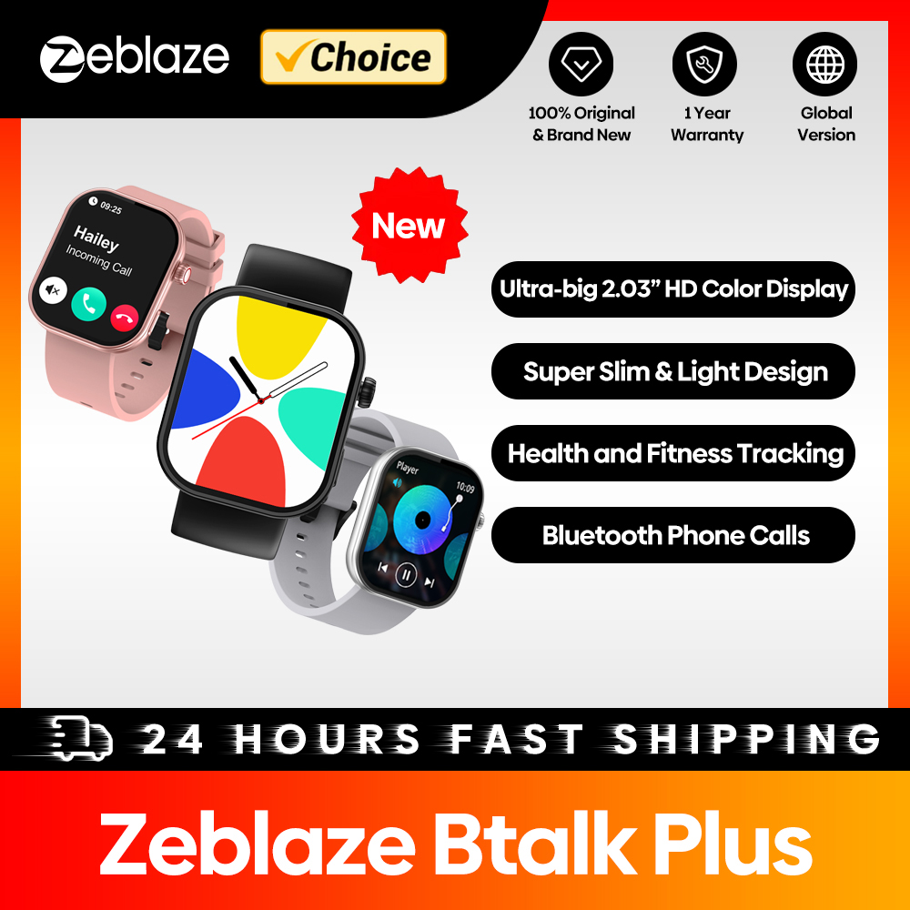 Outdoor Sport Smart Watch - New Zeblaze Btalk Plus Voice Calling