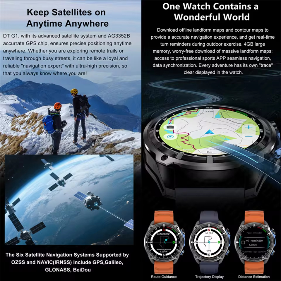 T-Rex3 Pro GPS Offline Map 100 - Outdoor Sport Smart Watch 리뷰 및 가격