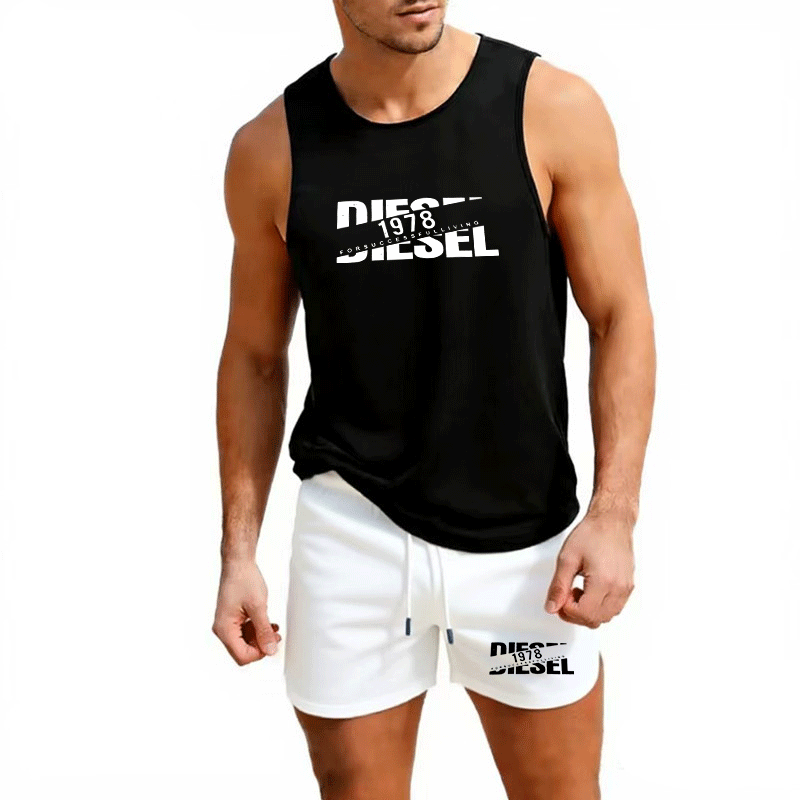 Summer Casual Trendy Tank Set  - Outdoor Sportswear 리뷰 및 가격
