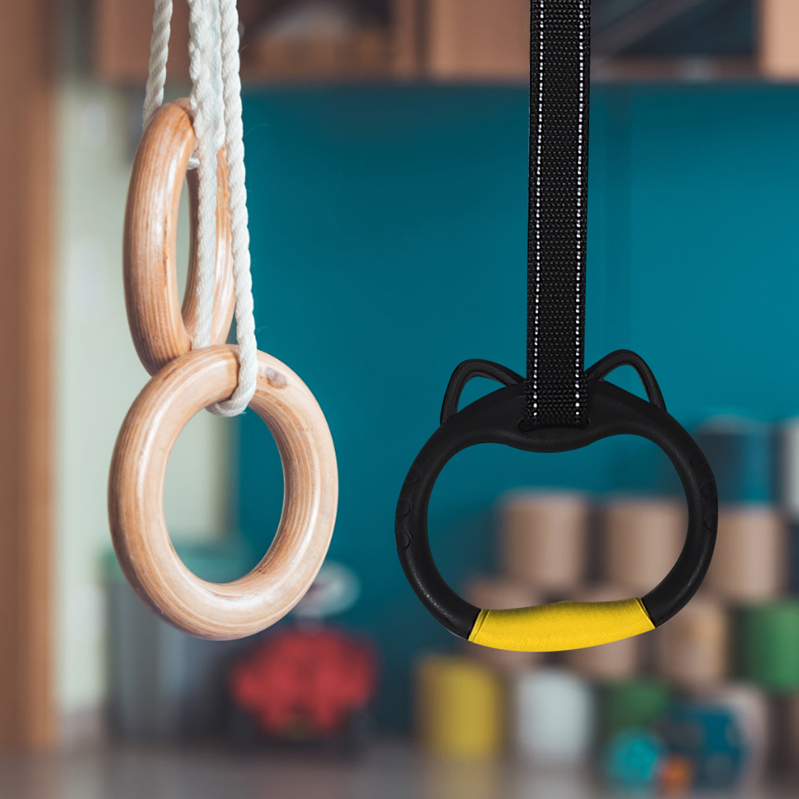 1 set 1 Set Gymnastics Rings F - Outdoor Sport Bar 리뷰 및 가격