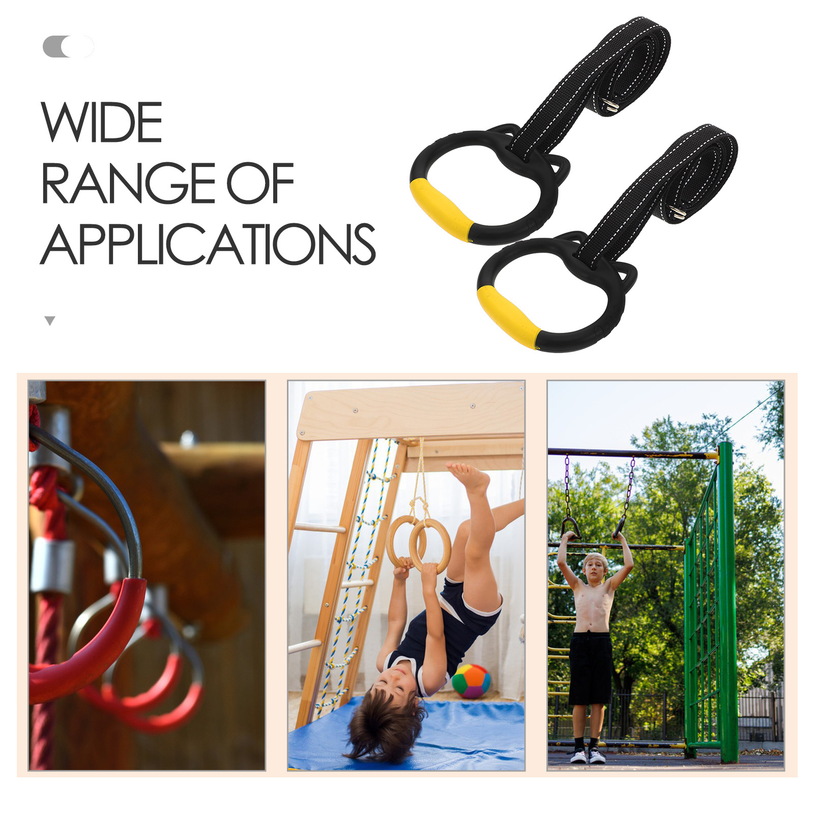 1 set 1 Set Gymnastics Rings F - Outdoor Sport Bar 리뷰 및 가격