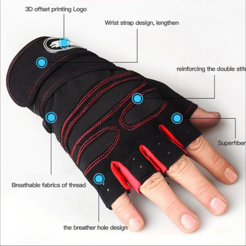 Fitness Half Finger Gloves Men - Outdoor Sport Bar 리뷰 및 가격