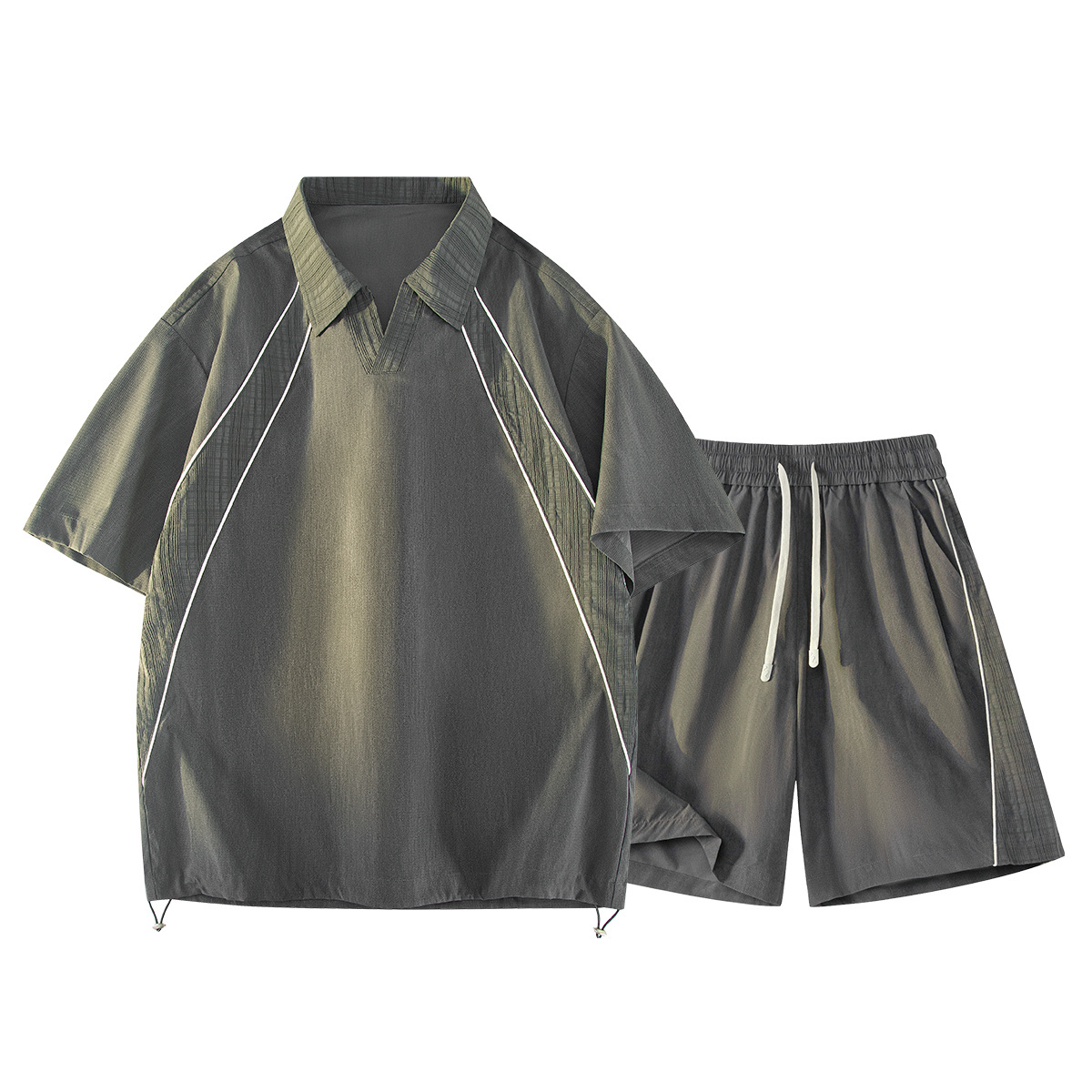 Summer Men's Sports Polo Suit  - Outdoor Sports Leisure 리뷰 및 가격