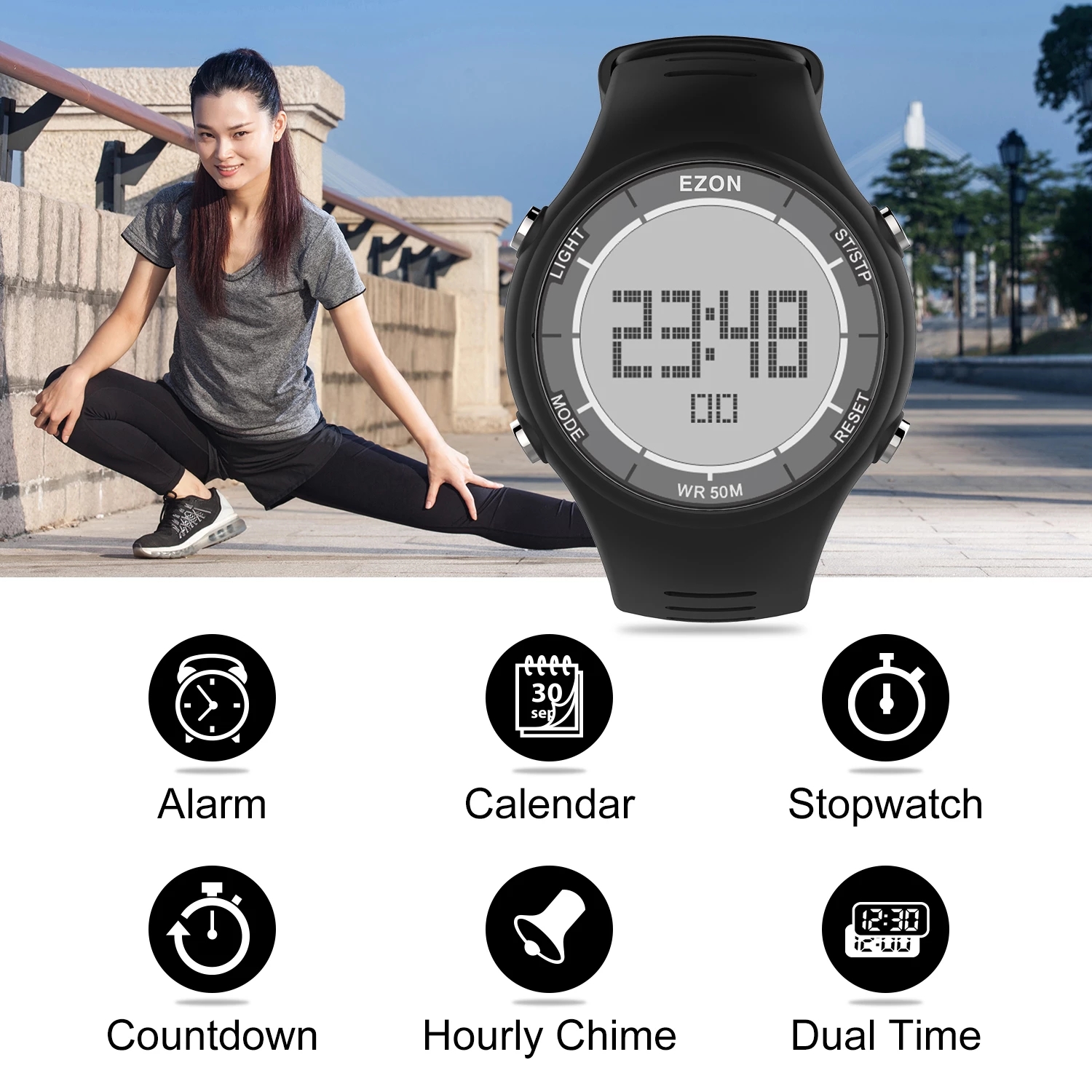 EZON New Fashion Woman Digital - Outdoor Sport Lights 리뷰 및 가격