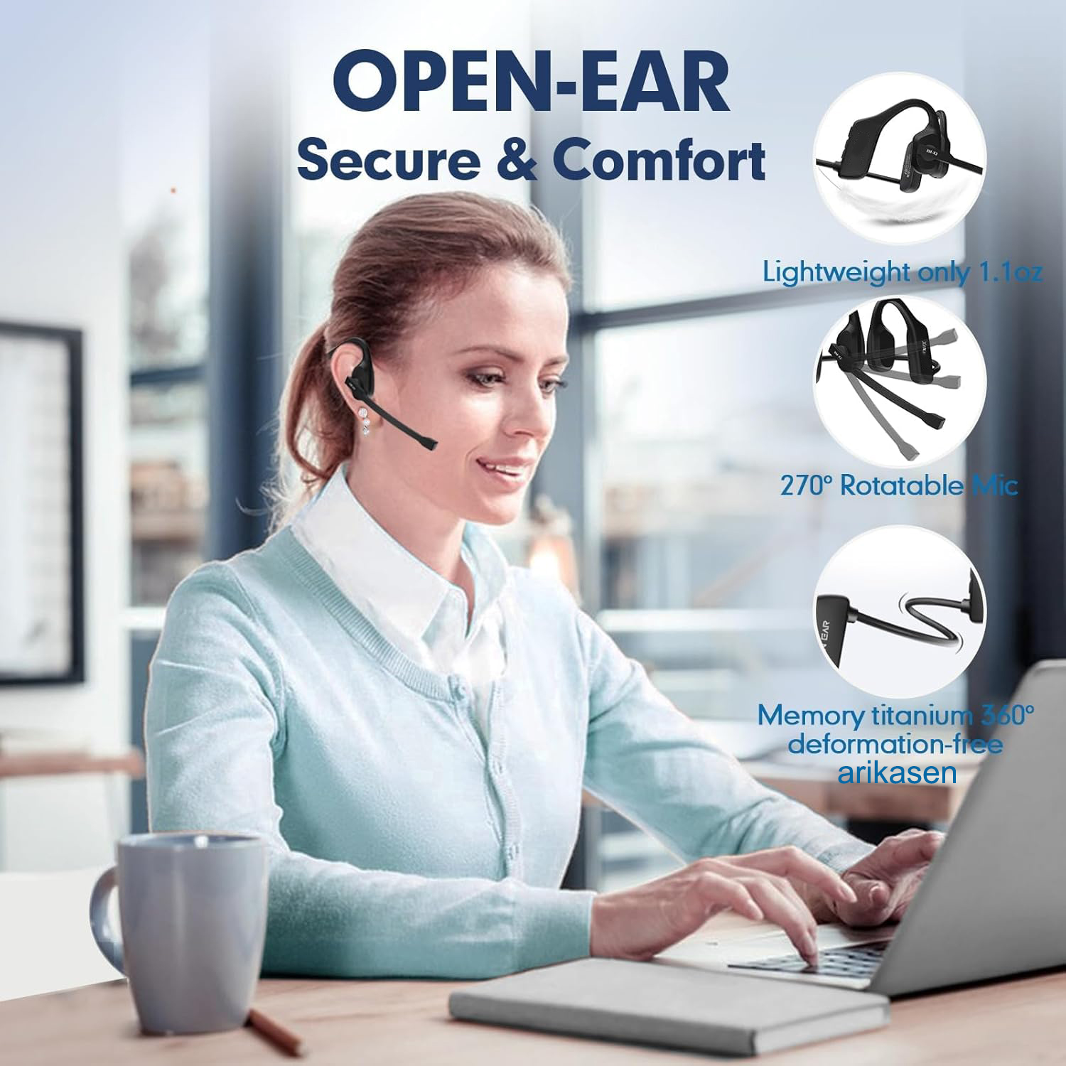 Open Ear Headphones with Mic,  - Outdoor Sport Centre 리뷰 및 가격