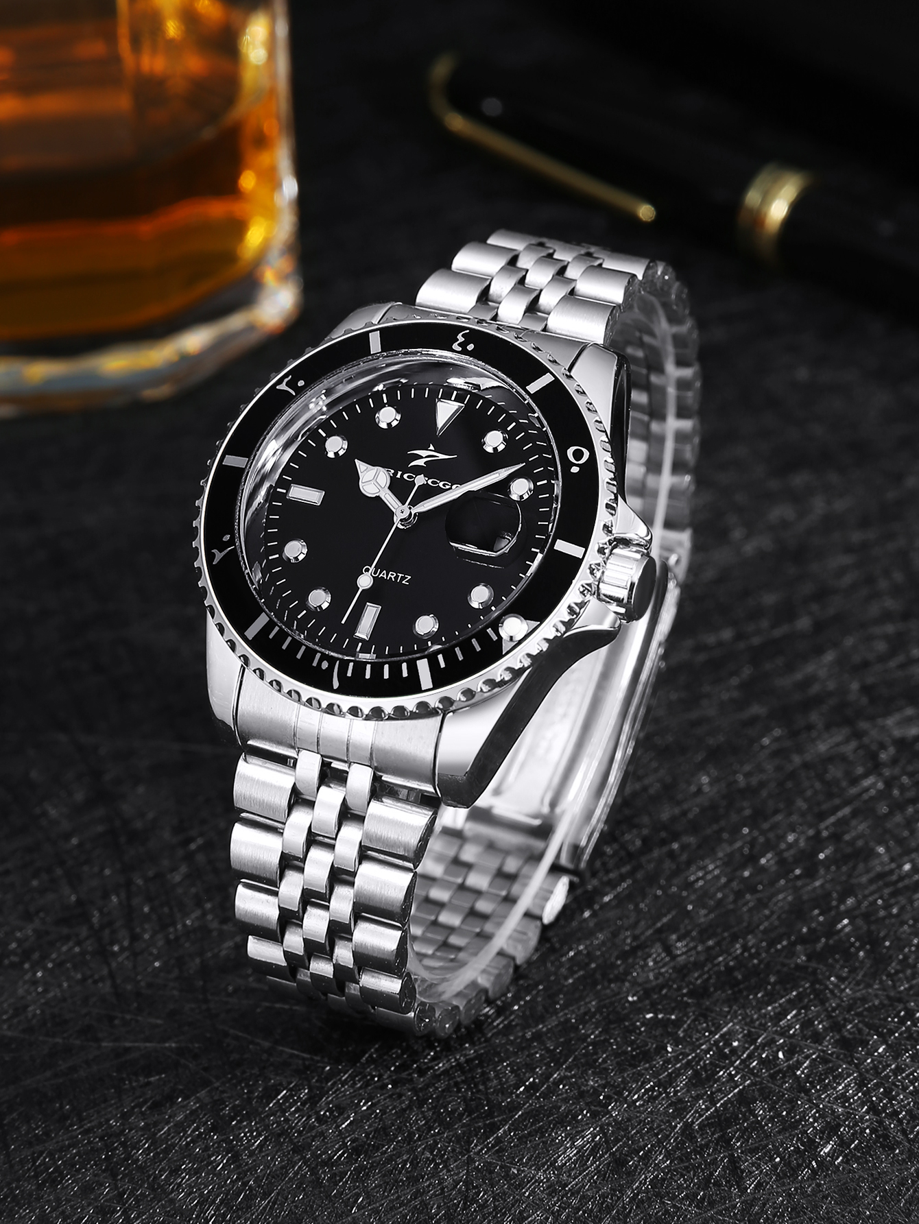 RICECGO Men's Steel Strip Quar - Outdoor Sport Smart Watch 리뷰 및 가격