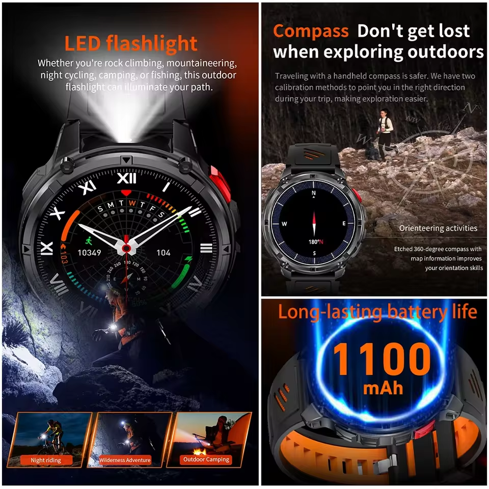 2026 New T-Rex3 Pro 1100mAh Ba - Outdoor Sport Smart Watch 리뷰 및 가격