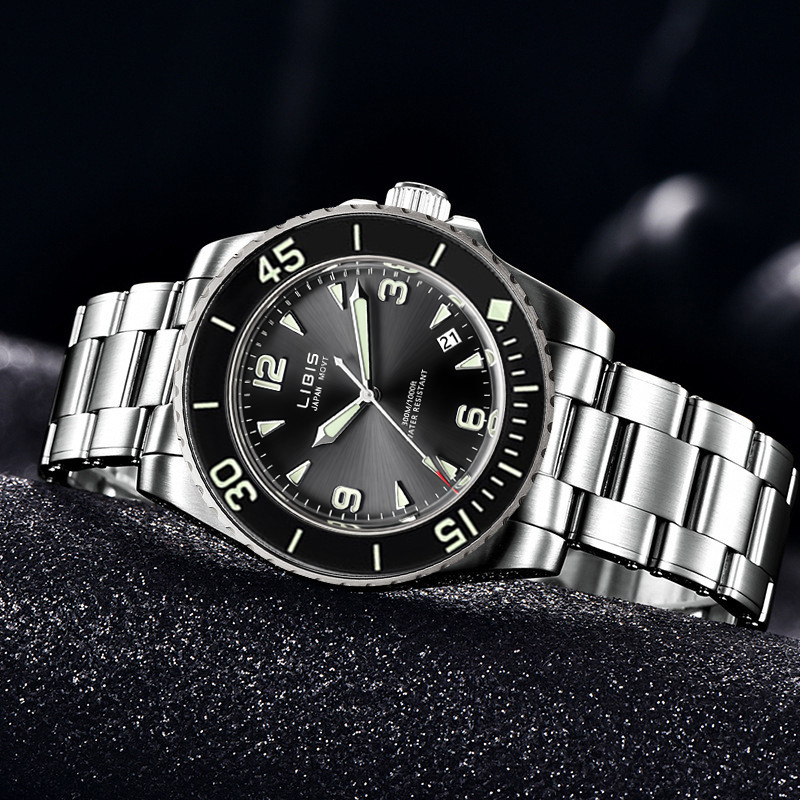 Men's Classic Black Disc Quart - Outdoor Sport Smart Watch 리뷰 및 가격