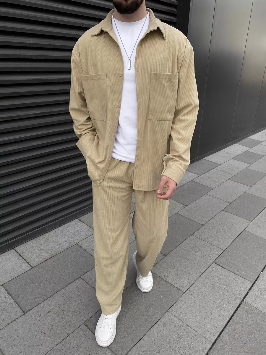 Men's corduroy two-piece outfi - Outdoor Sportswear 리뷰 및 가격