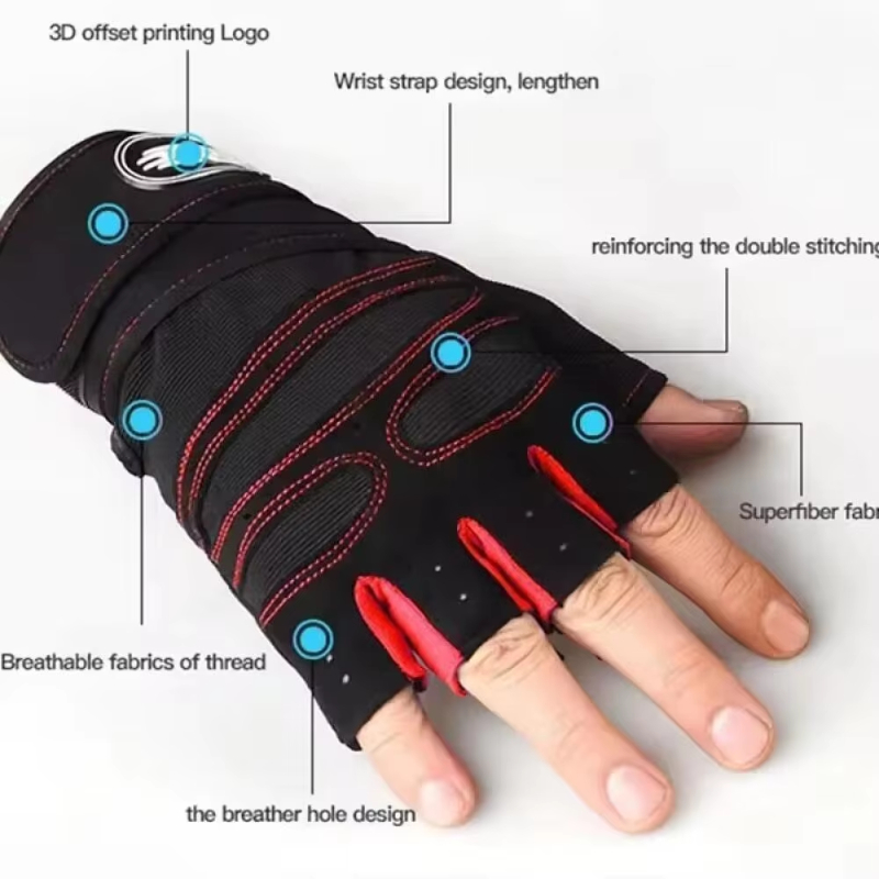 Fitness Half Finger Gloves Men - Outdoor Sport Bar 리뷰 및 가격