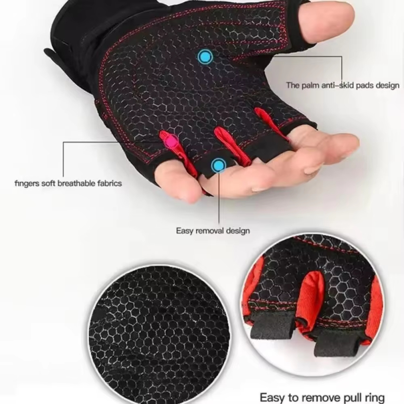 Fitness Half Finger Gloves Men - Outdoor Sport Bar 리뷰 및 가격