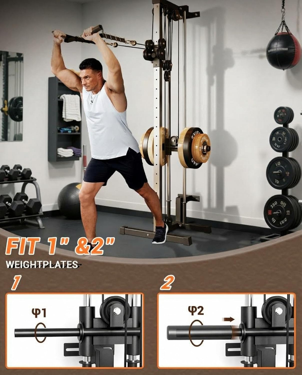 Wall Mount Cable Station Dual  - Outdoor Sport Bar 리뷰 및 가격