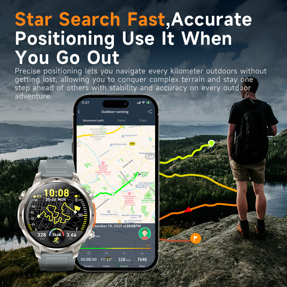 Outdoor GPS Sports Smart Watch - Outdoor Sport Smart Watch 리뷰 및 가격