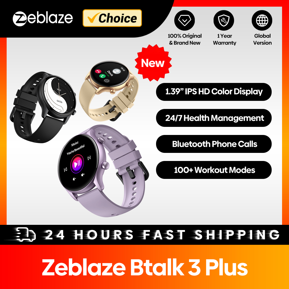 New Zeblaze Btalk 3 Plus Voice - Outdoor Sport Smart Watch 리뷰 및 가격