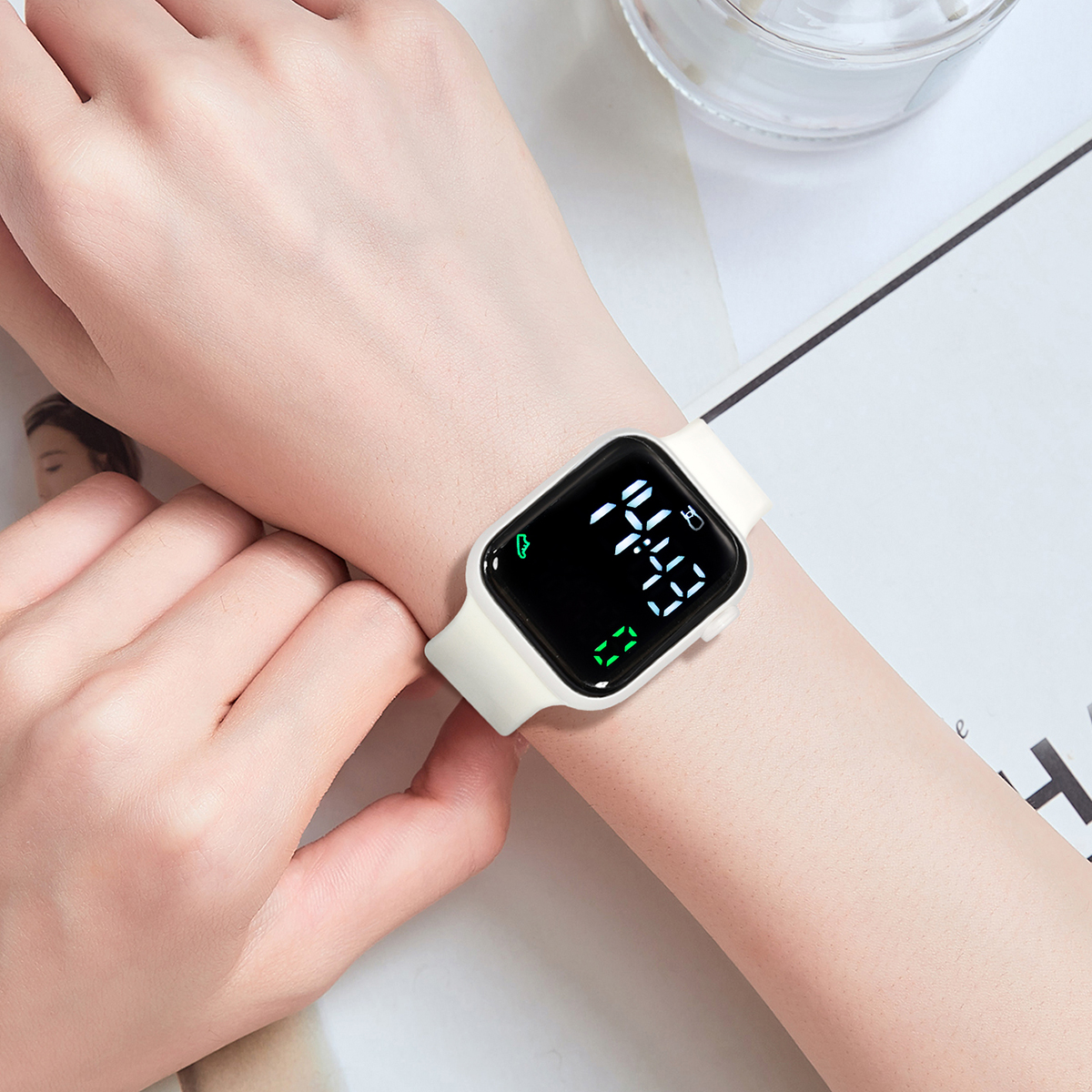 New 2PCS Student Minimalist Sm - Outdoor Sport Smart Watch 리뷰 및 가격